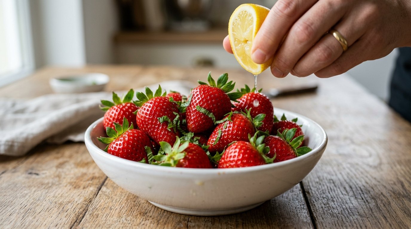 scopri il metodo leggero di Lorenzo Mariotti per esaltare il vero sapore delle fragole senza zucchero, preservando le note aromatiche del frutto