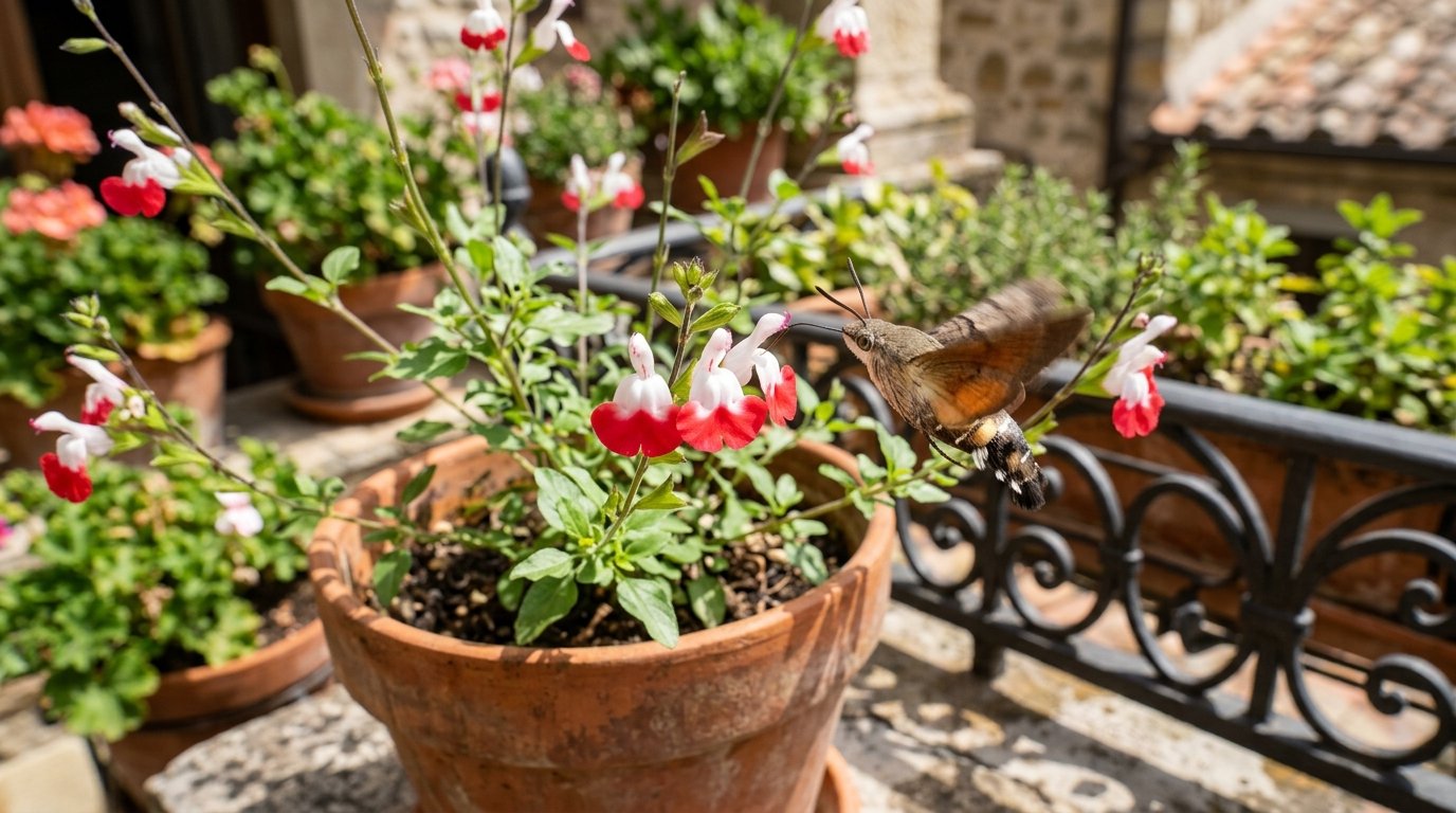 scopri come coltivare una pianta rampicante in vaso sul balcone per attirare colibrì e insetti affascinanti tutta lestate con il gesto chiave indispensabile