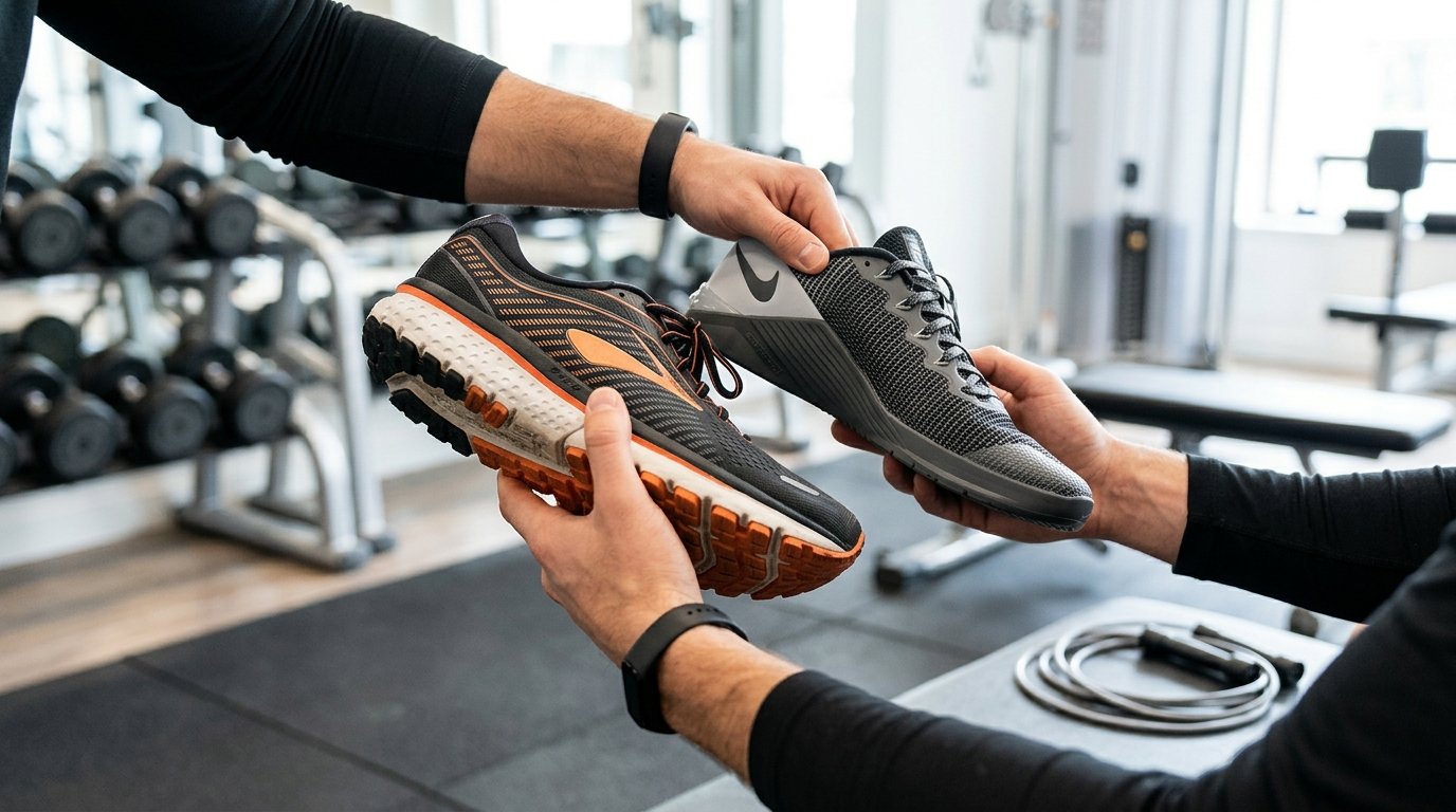 scopri perché le sneakers da running danneggiano le ginocchia in palestra e quali scarpe scegliere secondo gli esperti per allenarti in sicurezza
